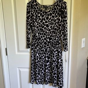 Black and white dress